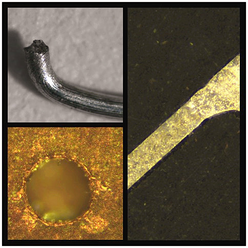 <b>滤光显微镜下的金属氧</b>
